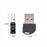 KR11BL Bluetooth-compatible V4.0 Audio Receiver Wireless USB Bluetooth-compatible Adapter 20m Transmission Distance - Black - 3