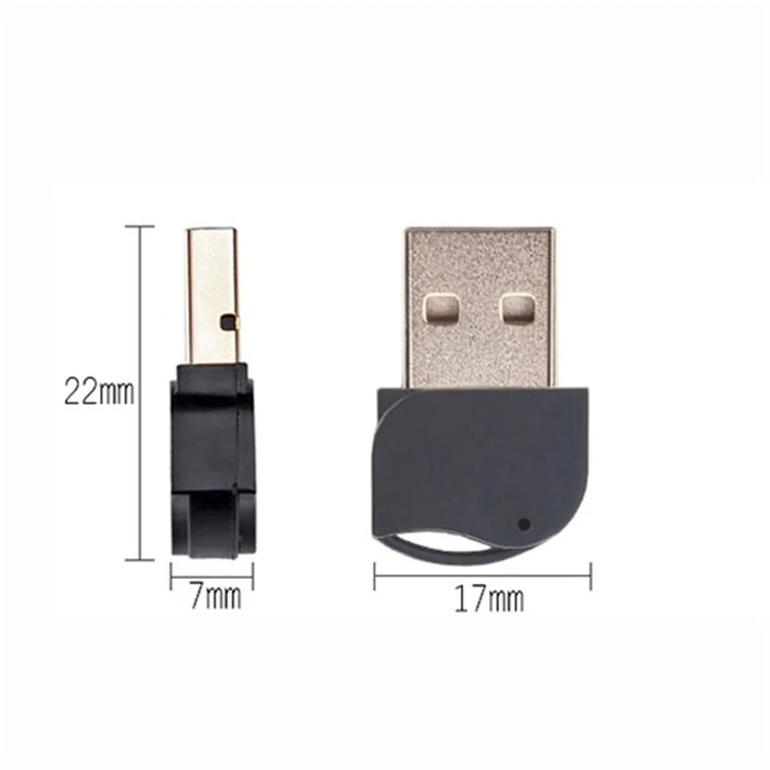 KR11BL Bluetooth-compatible V4.0 Audio Receiver Wireless USB Bluetooth-compatible Adapter 20m Transmission Distance - Black - 3