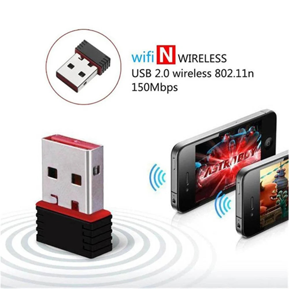 RTL8188 150M USB WiFi Wireless Adapter Network LAN Card for Windows Mac Linux - 2