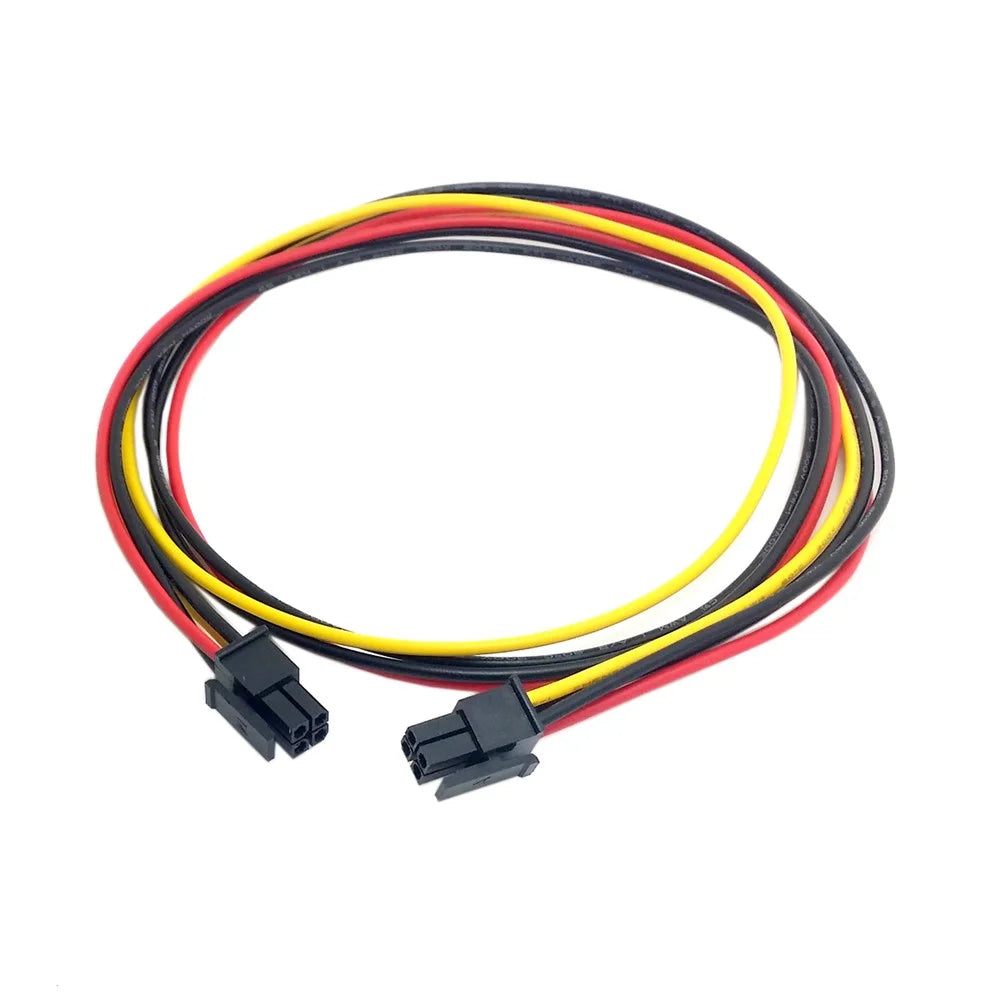 CY PW-071-0.6M ATX Molex Micro Fit Connector 4Pin Male to Male Power Cable - 1