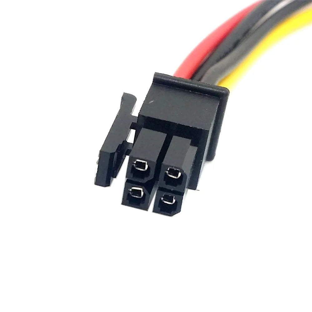 CY PW-071-0.6M ATX Molex Micro Fit Connector 4Pin Male to Male Power Cable - 2