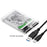 USB-C Type-C to 2.5 Inch SATA SSD HDD External Enclosure Transparent for Laptop & PC - 3