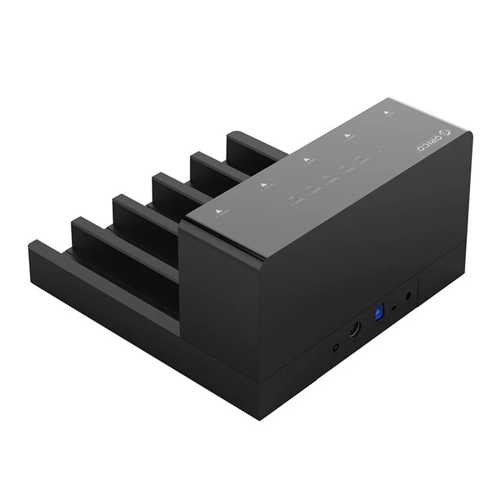 ORICO 6558US3-C 5 Bay 2.5 / 3.5 inch Hard Drive Enclosure Docking Station Offline Clone - 4