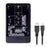Combo M.2 NGFF B-key & mSATA SSD to USB Type-C Converter Case Enclosure with Switch - 1