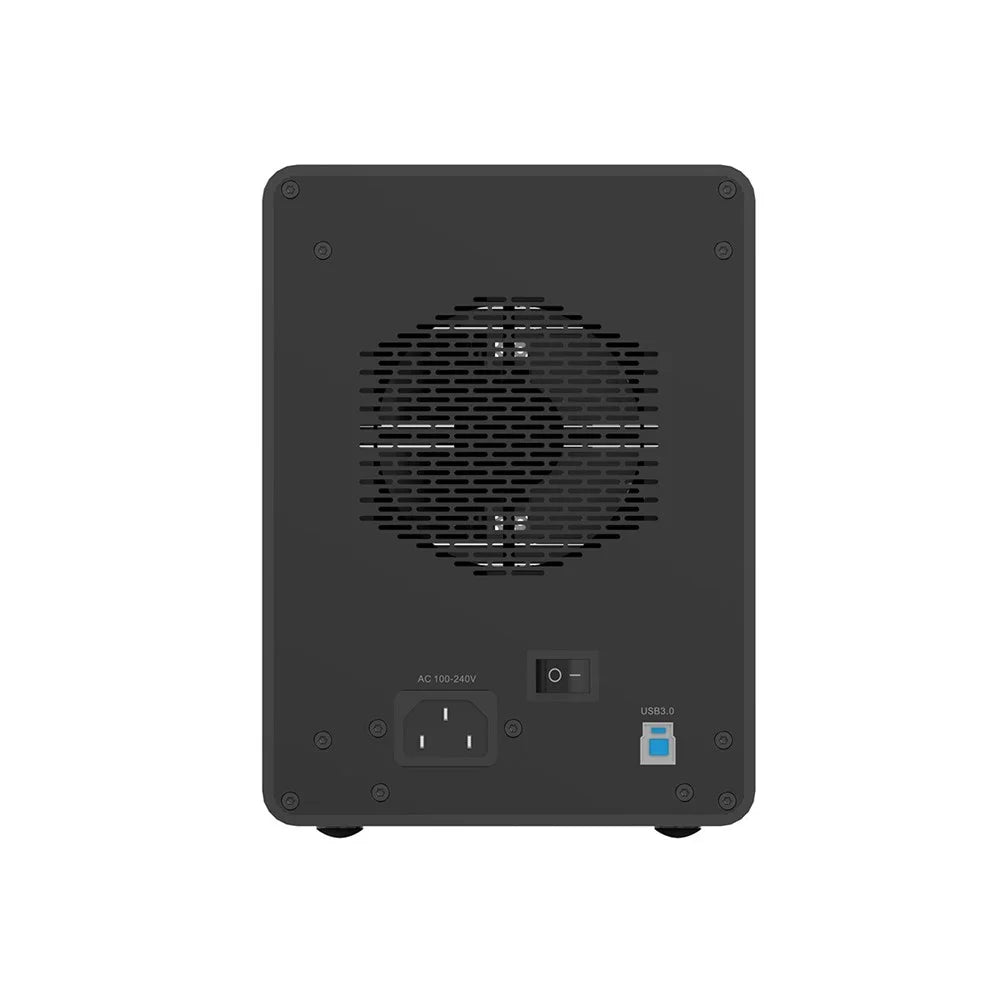 ORICO 9558U3 3.5-inch External Hard Drive Enclosure - Black / EU Plug - 4