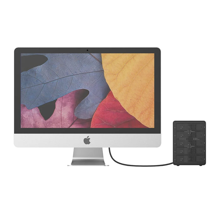 ORICO 9558RU3-SV 3.5-inch External Hard Drive Enclosure JMS567+JMB394 Chip USB3.0 Type-B Output - Black/AU Plug - 5
