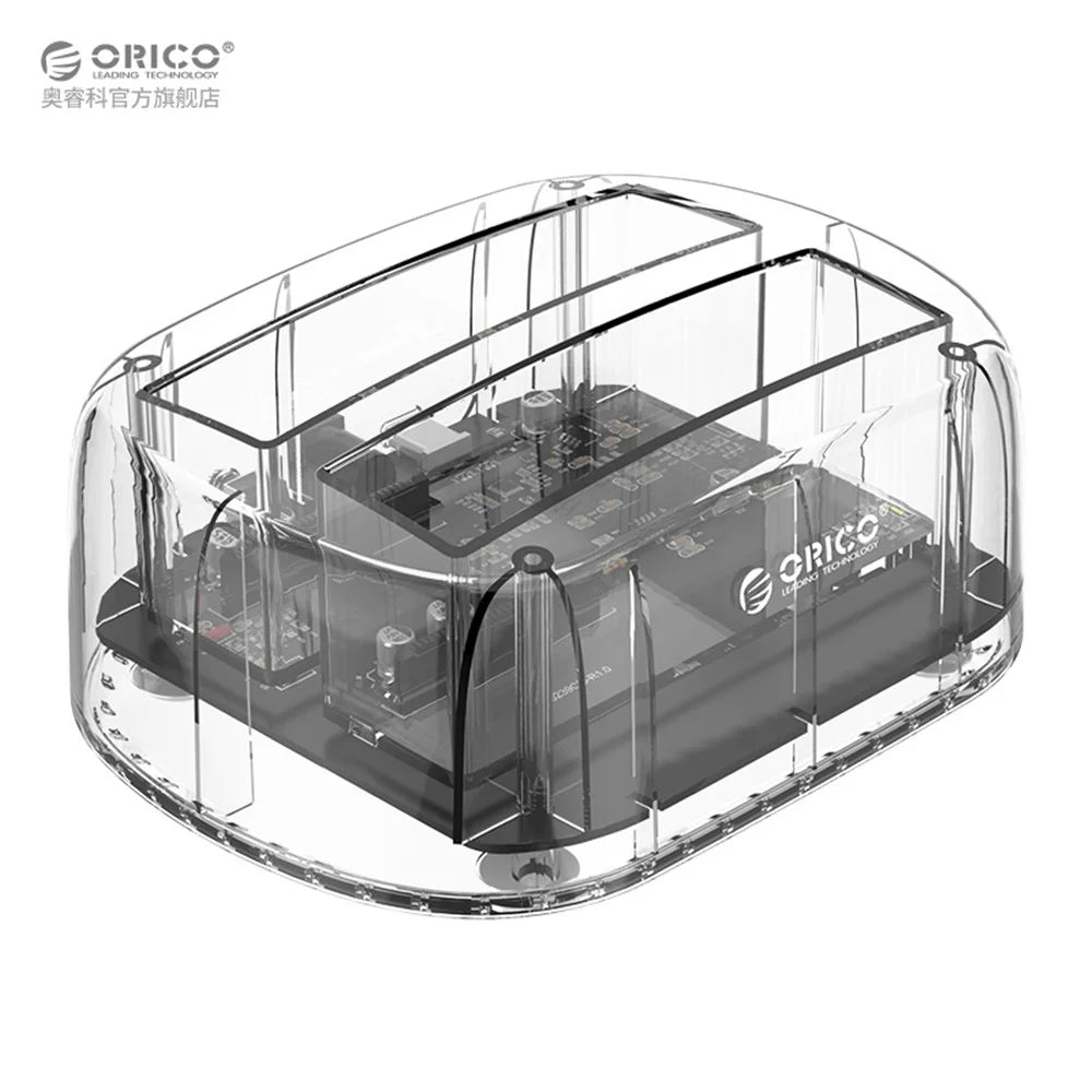 ORICO 6239U3 3.5 inch HDD/SSD Hard Drive Docking Station USB 3.0 Dual-Bay - 2