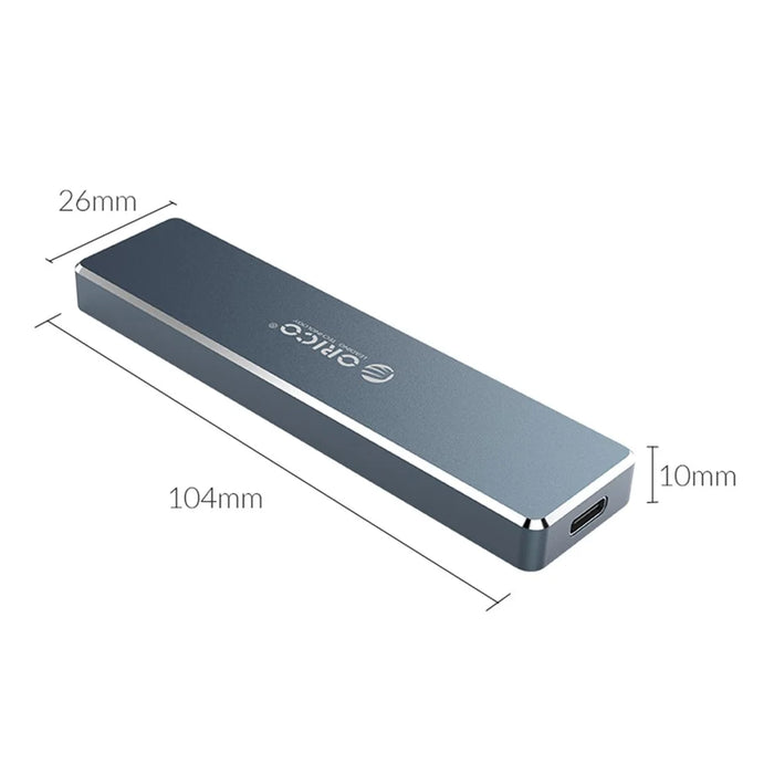 ORICO NGFF M.2 Aluminum SSD Enclosure Hard Drive Enclosure - 4