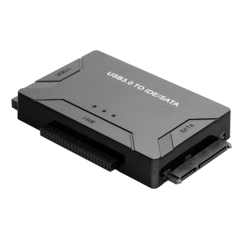 USB 3.0 to SATA IDE ATA Data Adapter 3 in 1 for PC Laptop 2.5'' 3.5'' HDD Hard Disk Driver with Power - 7