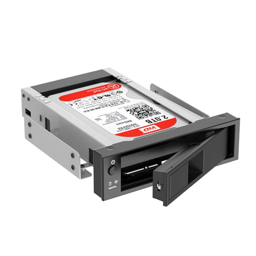 ORICO 1106SS-V1 3.5 inch SATA HDD Hard Drive Disk External Enclosure Case - Silver Color / Black - 1