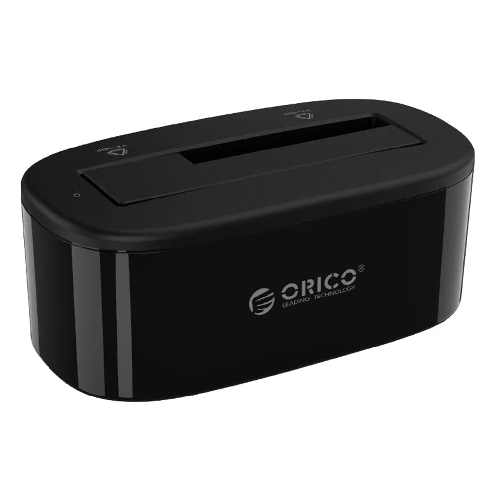 ORICO Tool Free 5Gbps Super Speed USB 3.0 to SATA External Hard Drive Docking Station (6218US3) - Black / EU Plug - 2