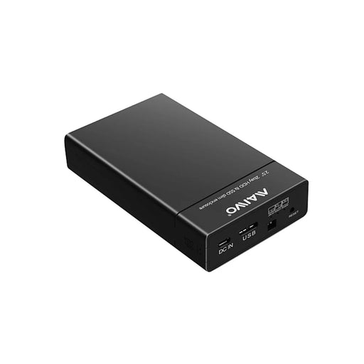 MAIWO K25682 Tool Free USB3.0 Dual Bay 2.5 inch SATA Hard Drive RAID Enclosure Case - Black - 1