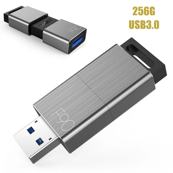 EAGET F90 USB 3.0 High Speed Capless 256GB USB Flash Drive - 1