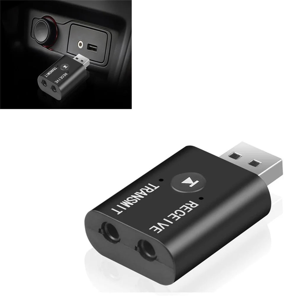 YET-TR6 USB Bluetooth-compatible Transmitter Receiver 2 in 1 Adapter - 1