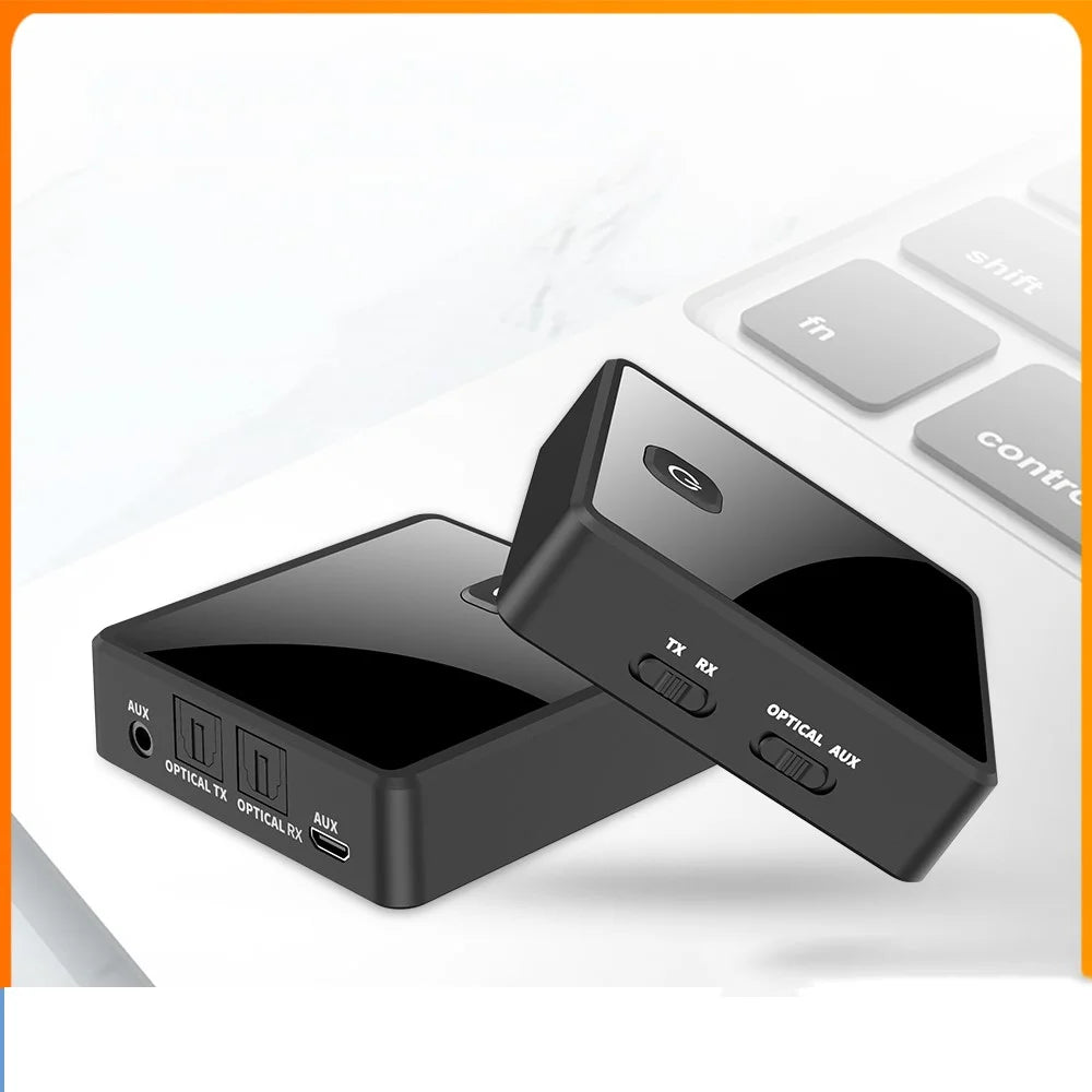 Bluetooth-compatible Wireless Audio Dual Fiber Receiver Transmitter Bluetooth-compatible Adapter - 2