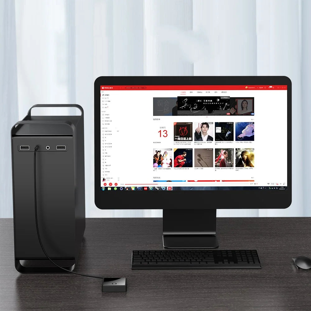 Bluetooth-compatible Wireless Audio Dual Fiber Receiver Transmitter Bluetooth-compatible Adapter - 4