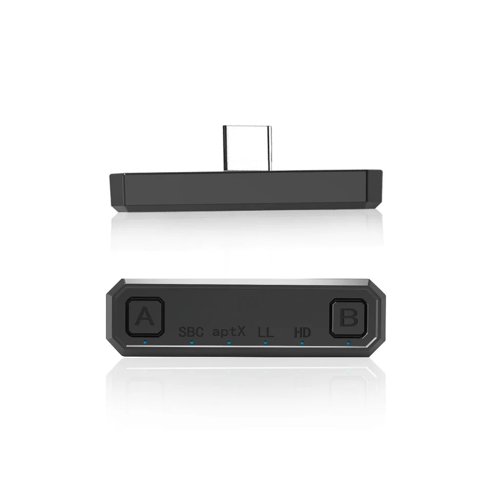 Bluetooth-compatible Wireless Audio Adapter Type-C Transmitter for Ninetendo Switch PS4 PC - 1
