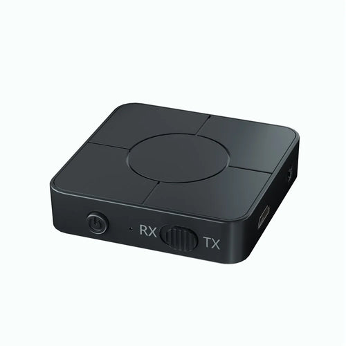 Bluetooth-compatible 5.0 Audio Transmitter Receiver Adapter 2-in-1 Wireless 3.5mm aptX Stereo Audio Adapter - 1