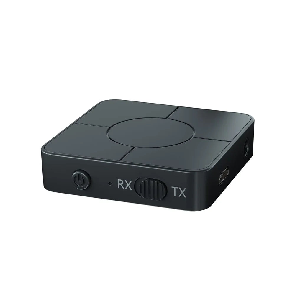 Bluetooth-compatible 5.0 Audio Transmitter Receiver Adapter 2-in-1 Wireless 3.5mm aptX Stereo Audio Adapter - 3