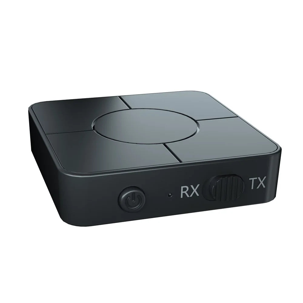 Bluetooth-compatible 5.0 Audio Transmitter Receiver Adapter 2-in-1 Wireless 3.5mm aptX Stereo Audio Adapter - 4