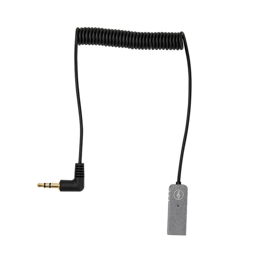 Wireless Bluetooth-compatible 5.0 Adapter Car Aux Audio Receiver with 3.5mm Jack - Black - 1