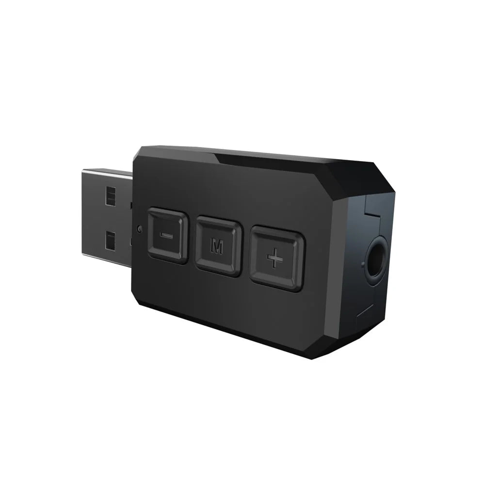 4-in-1 Bluetooth-compatible 5.0 Audio Transmitter/Receiver Bluetooth-compatible Adapter for Car Headphones Stereo Mobile Phone - 1