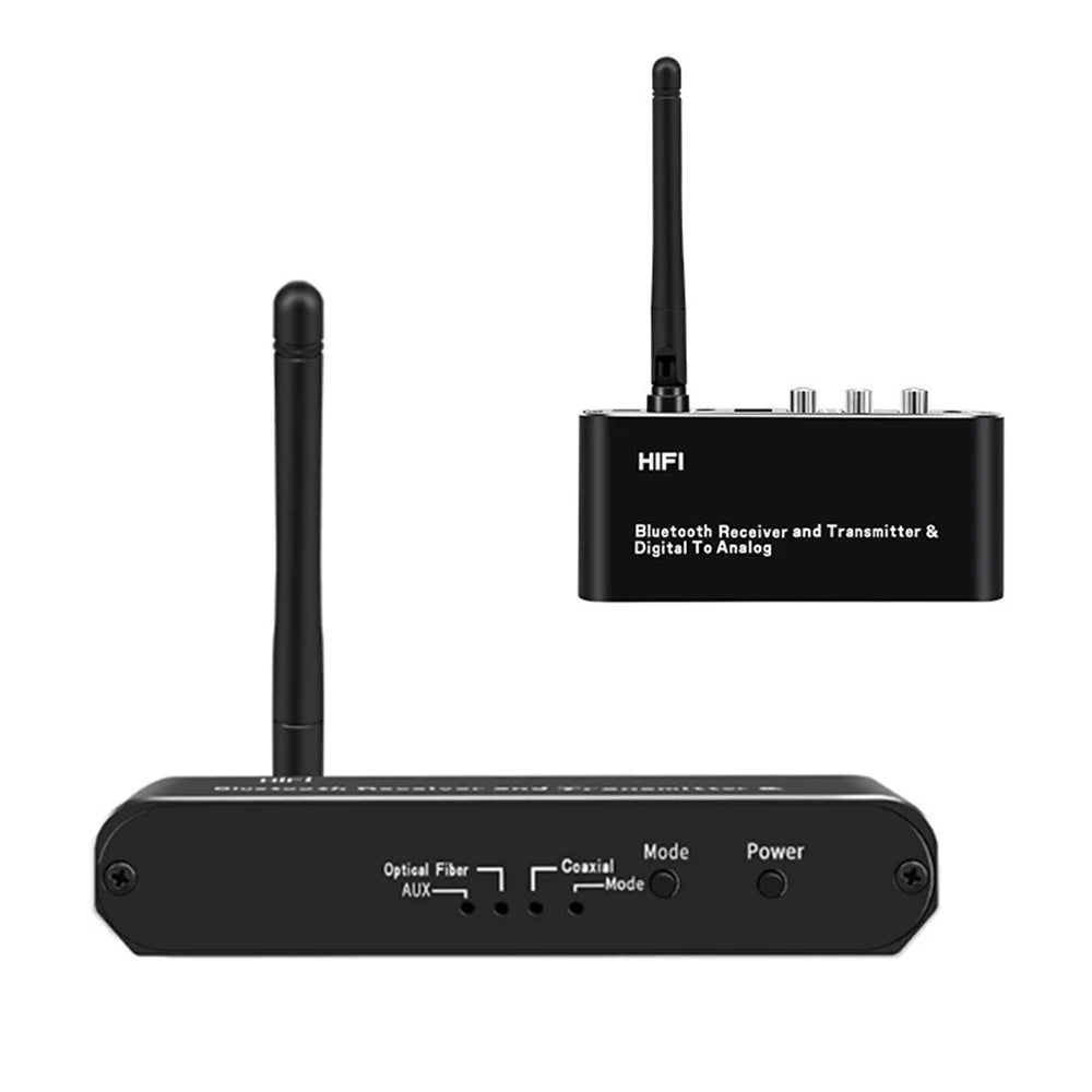Wireless Audio Receiver Digital to Analog Audio Converter Bluetooth-compatible Transmitter Optical RCA 3.5mm Jack Adapter - 1