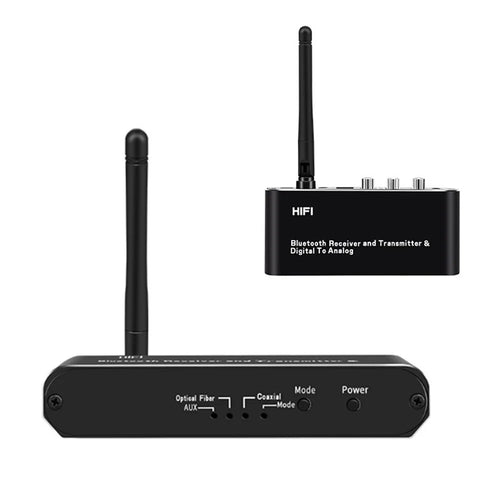 Wireless Audio Receiver Digital to Analog Audio Converter Bluetooth-compatible Transmitter Optical RCA 3.5mm Jack Adapter - 1