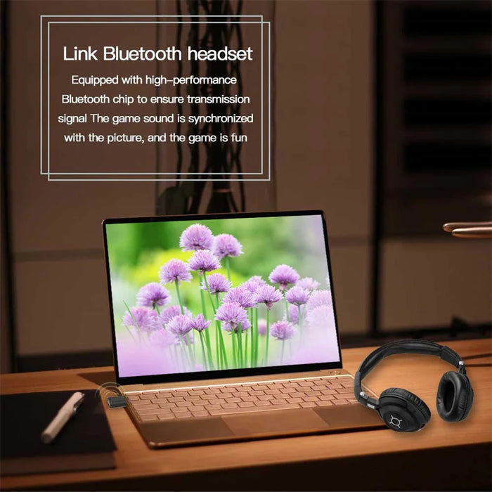 B53 USB Bluetooth-compatible Audio Transmitter BT5.0 Wireless Music Adapter for PC Switch - 3