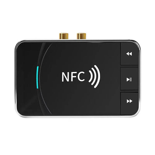 NFC Bluetooth-compatible Receiver AUX 3.5mm RCA Jack USB Smart Playback Stereo Audio Wireless Adapter Dongle - 1