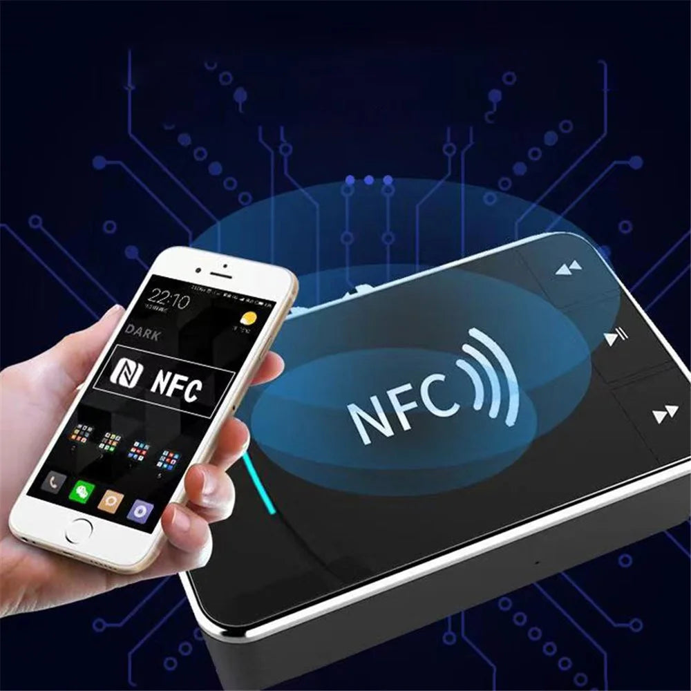 NFC Bluetooth-compatible Receiver AUX 3.5mm RCA Jack USB Smart Playback Stereo Audio Wireless Adapter Dongle - 4
