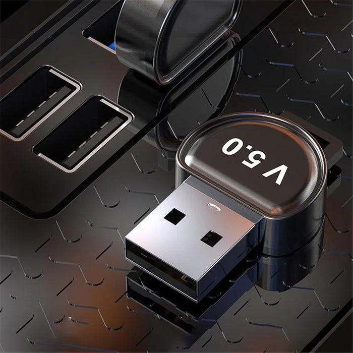 T84 Bluetooth-compatible 5.0 USB Transmitter Wireless Speaker Headset Audio Connection Adapter - 2