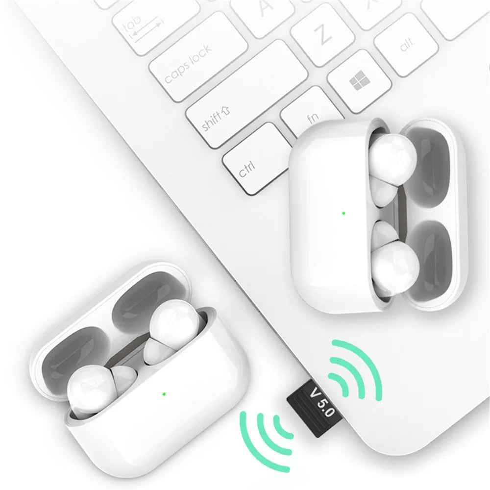 T83 USB Bluetooth-compatible 5.0 Transmitter Wireless Audio Connection PC Adapter for Music Game - 6
