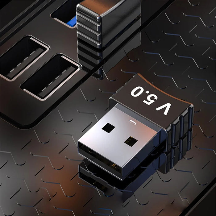 T82 USB Bluetooth-compatible 5.0 Transmitter Wireless Computer Speaker Headset Connection Audio Adapter for Voice Calls - 2