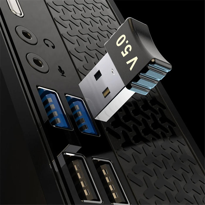 T82 USB Bluetooth-compatible 5.0 Transmitter Wireless Computer Speaker Headset Connection Audio Adapter for Voice Calls - 5