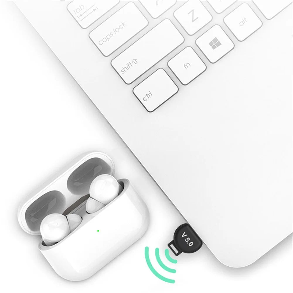 T84 USB Bluetooth-compatible 5.0 Transmitter Wireless Audio Connection Speaker Headset Adapter for Music Voice Calls - 6