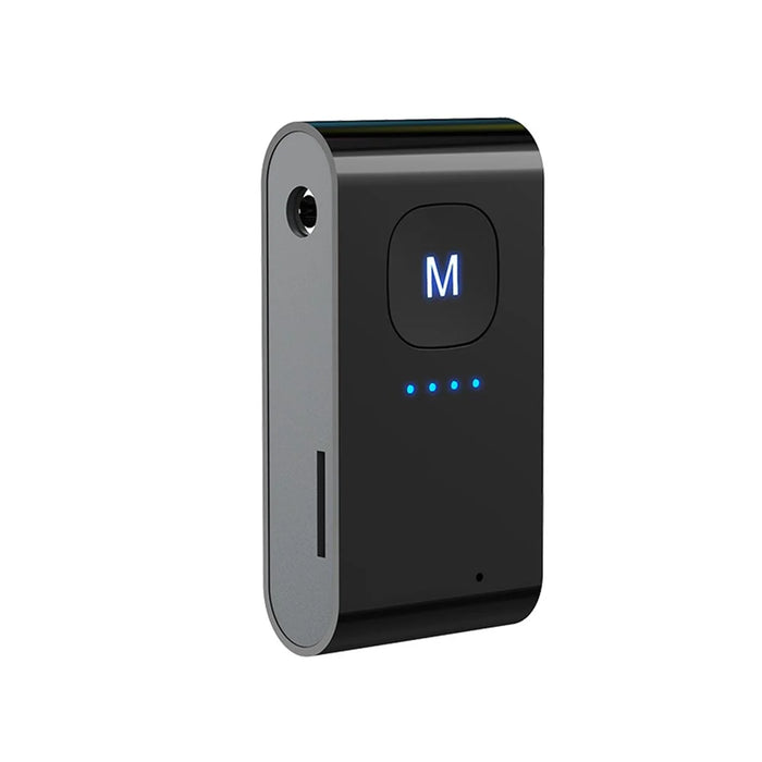 BR02 Bluetooth-compatible 5.0 Receiver Transmitter AUX TF Card Audio Adapter with Battery Indicator - 3