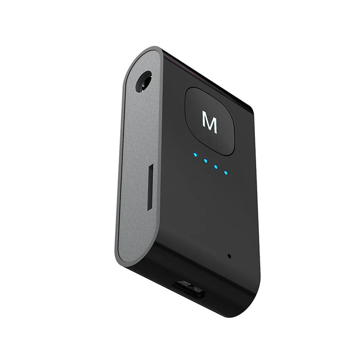 BR02 Bluetooth-compatible 5.0 Receiver Transmitter AUX TF Card Audio Adapter with Battery Indicator - 6