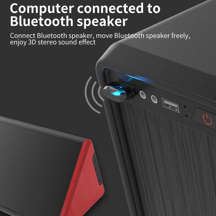 BT-08T Mini USB Bluetooth-compatible 5.0 Transmitter Wireless Connection PC Adapter for Mouse Keyboard - 5