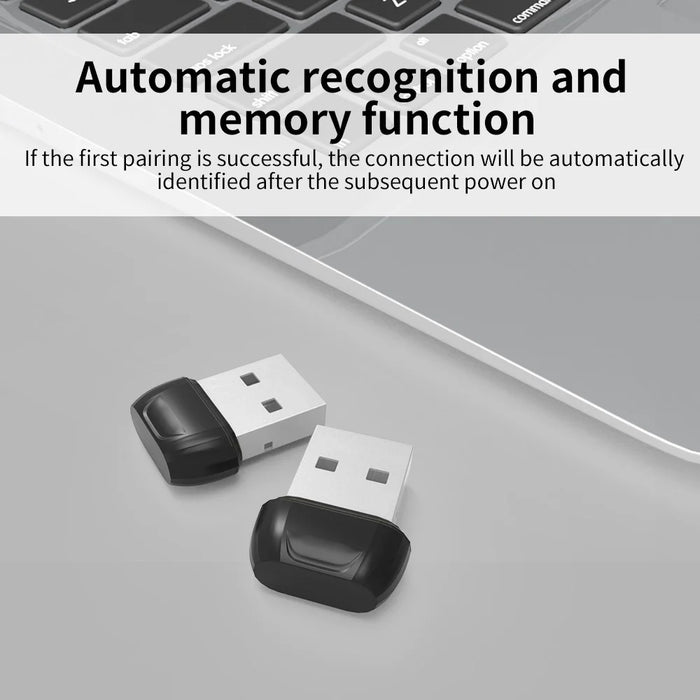 BT-08T Mini USB Bluetooth-compatible 5.0 Transmitter Wireless Connection PC Adapter for Mouse Keyboard - 7