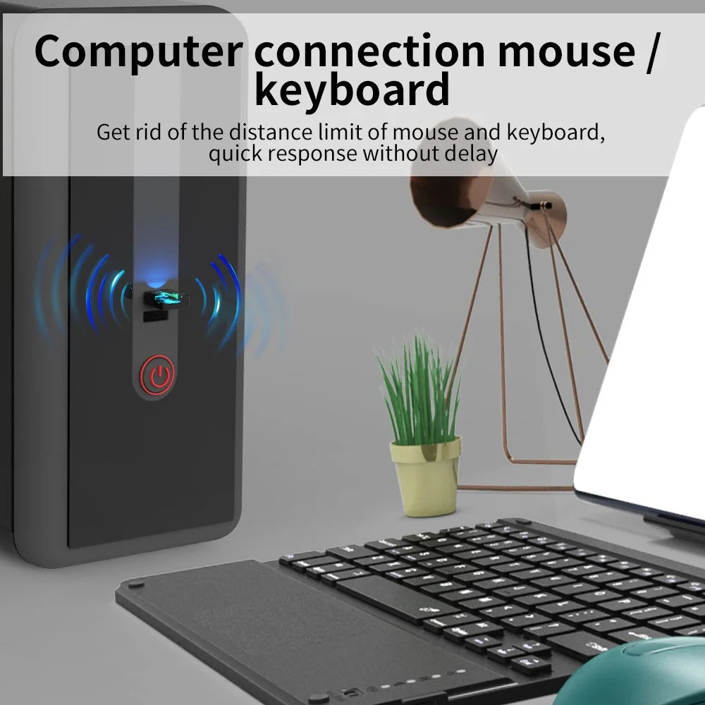 BT-08H Mini USB Bluetooth-compatible 5.0 Transmitter Computer Laptop Wireless Connection Adapter for Speaker Mouse Keyboard - 5