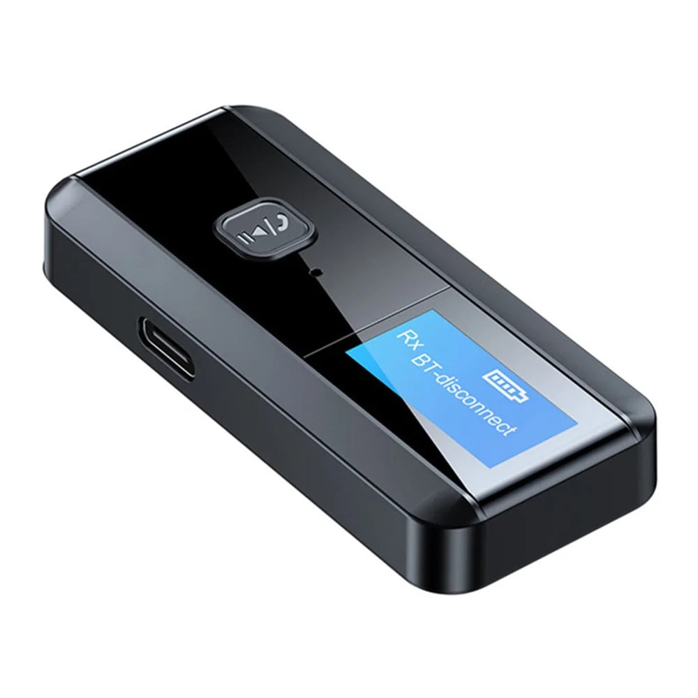 C29 2-in-1 LCD Display Bluetooth-compatible 5.0 Audio Receiver Transmitter Aux Stereo Wireless Adapter - 1