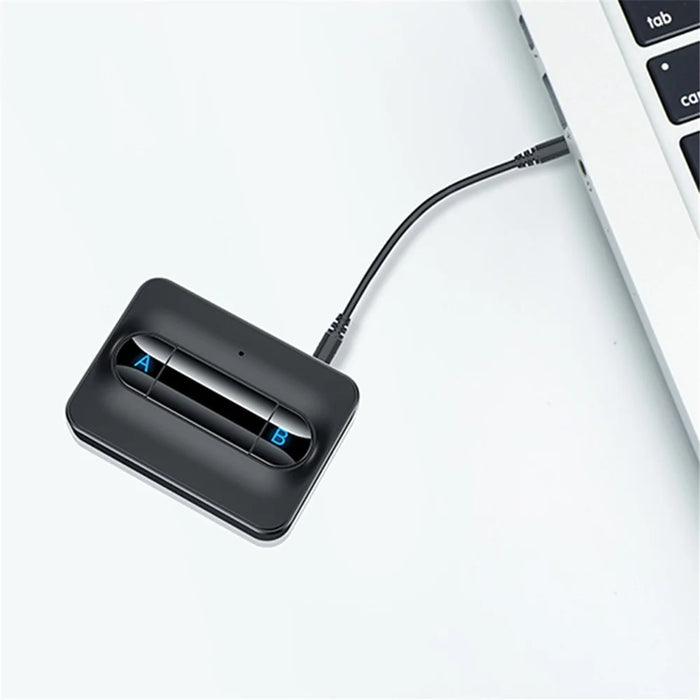 C31 Bluetooth-compatible 5.0 Audio Transmitter Receiver Wireless Audio Adapter for TV Car Computer - 4