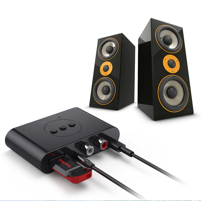 B21 Bluetooth-compatible 5.3 Audio Receiver U-Disk RCA 3.5mm AUX Jack Stereo Music Adapter - 3