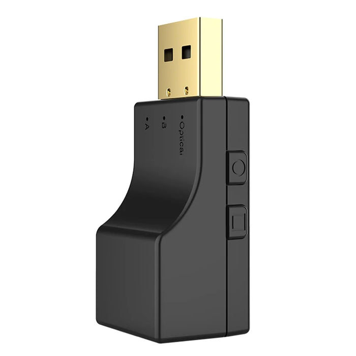 SW-03 Optical Fiber / USB Bluetooth-compatible Audio Transmitter Mini Portable BT Audio Adapter Compatible with Nintendo Switch / PC / PS / Xbox Game Consoles - 2