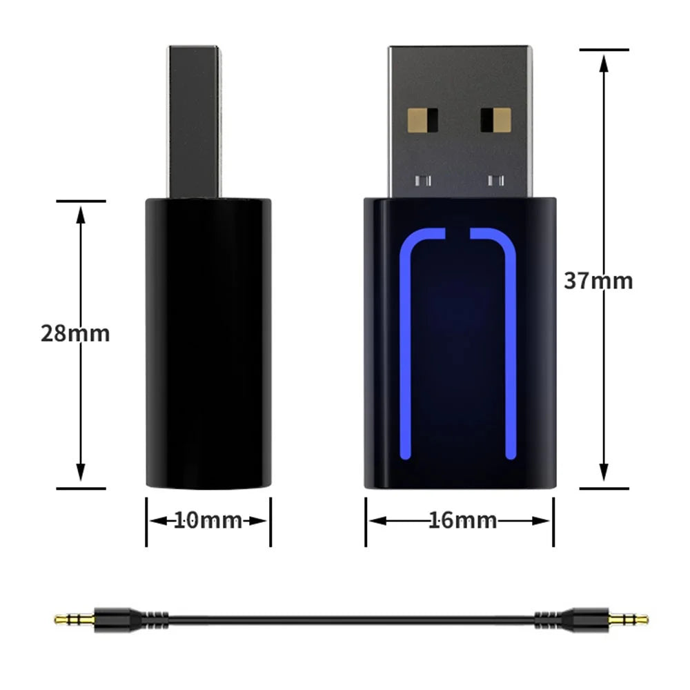 E6 Bluetooth-compatible Audio Receiver Dual Output Hands-Free Call Bluetooth-compatible Adapter for Cars, Speakers, Amplifiers - 7