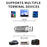 R10 Bluetooth-compatible 5.3 USB Dongle Audio Receiver Wireless Adapter for Car Audio Speaker Amplifier - 4