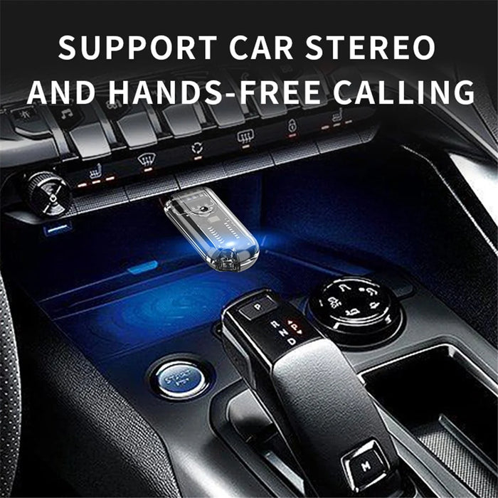 R10 Bluetooth-compatible 5.3 USB Dongle Audio Receiver Wireless Adapter for Car Audio Speaker Amplifier - 7