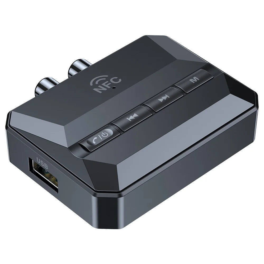 T59 Bluetooth-compatible 5.3 Audio Receiver Stereo Sound Lossless Music NFC Wireless Adapter (CE Certified) - 1