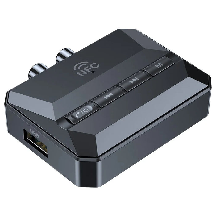 T59 Bluetooth-compatible 5.3 Audio Receiver Stereo Sound Lossless Music NFC Wireless Adapter (CE Certified) - 1